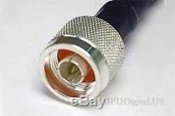 75ft Times Microwave LMR Coax RF Ham CB Base Beam Antenna Cable N male to PL-259
