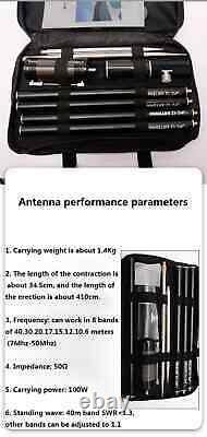 7MHz-50MHz 100W Multi Band HF Shortwave GP Regulator Antenna QRP For Ham Radio