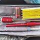 7M-50MHz Portable GP Antenna Shortwave Antenna for HAM SPACE Radio MA-12 -Red