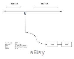 80-6M HF Ham Radio Antenna Ultralight Multi-Band Portable/Stealth/QRP -Free Ship