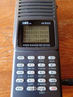 AOR AR8000 Wideband Communications Receiver Handheld Scanner Ham Radio