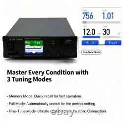 ATR-1000 1000W 1.8-30MHz Automatic Antenna Tuner For YAESU ICOM Kenwood