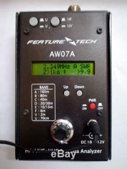AW07A 160M HF/VHF/UHF Impedance SWR Antenna Analyzer For Ham Radio Hobbists