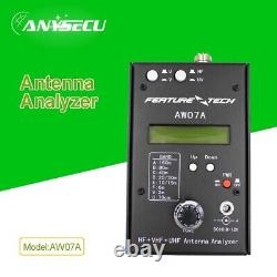 AW07A HF/VHF/UHF 160M 470Mhz Impedance SWR Antenna Analyzer Shortwave Ham Radio