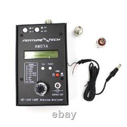 AW07A HF/VHF/UHF 160M 470Mhz Impedance SWR Antenna Analyzer Shortwave Ham Radio