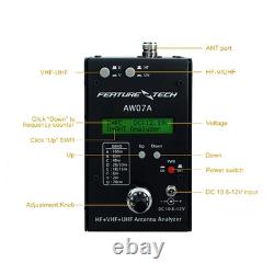 AW07A HF/VHF/UHF 160M 490Mhz Impedance SWR Antenna Analyzer Shortwave Ham Radio