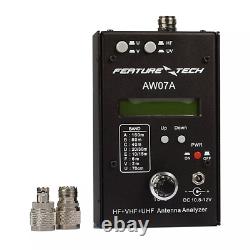 AW07A HF/VHF/UHF 160M 490Mhz Impedance SWR Antenna Analyzer Shortwave Ham Radio