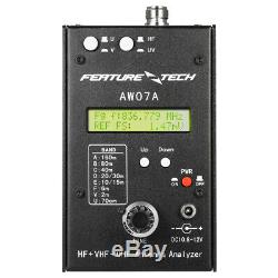 AW07A HF/VHF/UHF 160M 490Mhz Impedance SWR Antenna Analyzer Shortwave Ham Radio