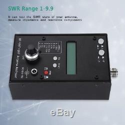 AW07A HF + VHF + UHF 160M Impedance SWR Antenna Analyzer For Ham Radio Hobbyists