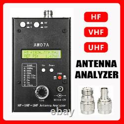 AW07A HF+VHF+UHF SWR Antenna Analyzer Tester Meter Ham Radio Hobbyists 10-500