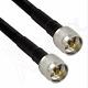 AX400 LMR-400 Equivalent HAM CB Cable PL259 UHF Male to UHF Male 100 FT USA MADE