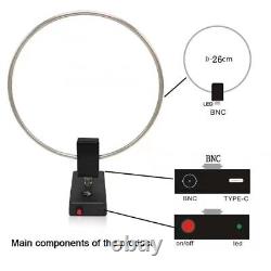 Active Loop Short Wave Antenna 10KHz-159MHz HF Antenna /w Portable Design