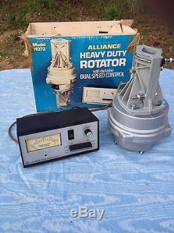 Alliance Hd-73 Rotor Antenna Rotator + Control Controller Nice