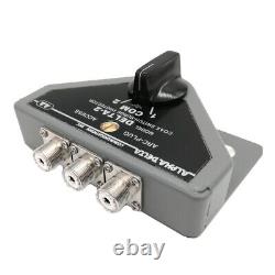 Alpha Delta 2B 2 Position HD Coax Antenna Switch, UHF SO-239 with surge