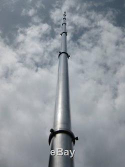 Aluminium telescopic mast, fixed 11.2m