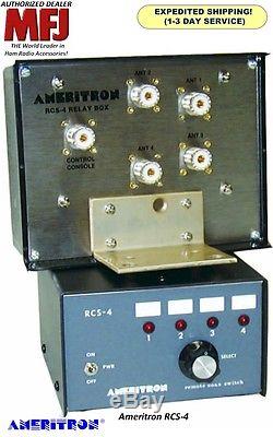 Ameritron RCS-4, 4 Position Remote Antenna Switch, HF/VHF/UHF, 2.5 kW To 30 MHz
