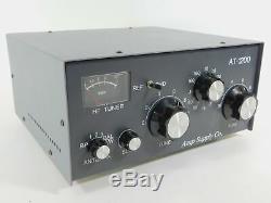 Amp Supply Co AT-1200 1.2KW PEP Ham Radio Antenna Tuner (works great) SN 2164