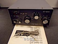 Amp Supply Co AT-1200 RF Antenna Tuner SWR Meter CB HAM Radio Up to 1200W