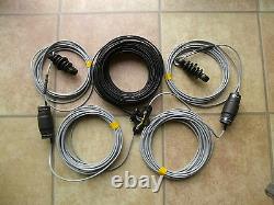 Antenna 4 Trap Dipole 80/40/20m, 90ft + 20m low noise low TVI 95R twin feeder