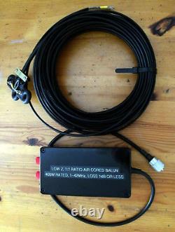 Antenna Centrepiece, 20m 95 ohm low TVI low noise twin feeder, & 11 Balun