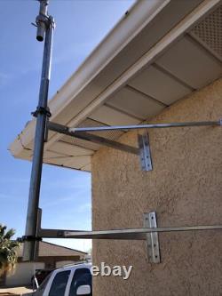Antenna Standoff Wall Mounts. 2- 21Mounts to Accommodate Eaves with Gutters