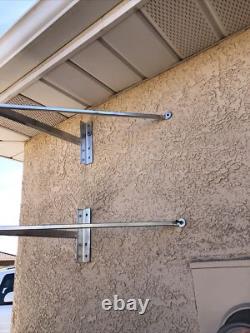 Antenna Standoff Wall Mounts. 2- 21Mounts to Accommodate Eaves with Gutters