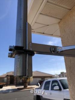 Antenna Standoff Wall Mounts. 2- 21Mounts to Accommodate Eaves with Gutters