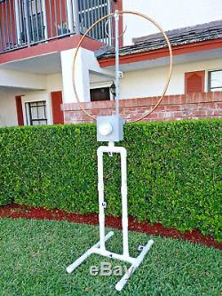 BASE (COMBO) OUTDOOR! High Power Magnetic Loop Antenna 17-40 Mts OR INDOOR