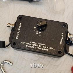 BUDDIPOLE Deluxe Package Long Version Whip Sleeves Ratio Switch Antenna Arm