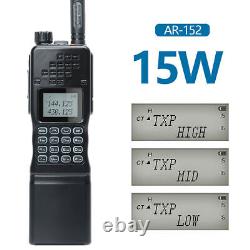 Baofeng Ar-152 15w U/vhf Military Ham Two Way Radio&cable&48cm Antenna&case Ip54