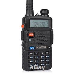 Baofeng UV-5RTP V/UHF 1/4/8W FM Ham Two-Way Radio + Extra Antenna + Car Charger