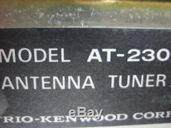 Beauty Kenwood TRIO Antenna Tuner AT-230 ham radio work #BOF10000