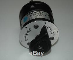 Bird Coax Switch Coaxwitch 7431 Antenna Selector Switch- 4 positions-NOS-NEW