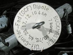 BuckMaster 7 Band OCF Dipole Antenna 80/40/20/17/12/10/6 M 3000 Watts