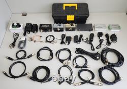 CB HAM Radio Lot Coaxial Antenna Switches CX-3 UHF RF BNC Aux Cables, UNTESTED