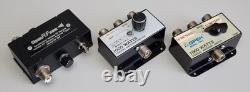 CB HAM Radio Lot Coaxial Antenna Switches CX-3 UHF RF BNC Aux Cables, UNTESTED