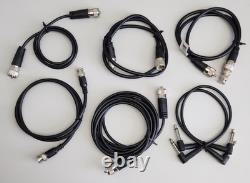 CB HAM Radio Lot Coaxial Antenna Switches CX-3 UHF RF BNC Aux Cables, UNTESTED