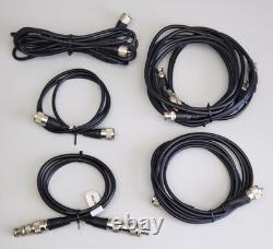 CB HAM Radio Lot Coaxial Antenna Switches CX-3 UHF RF BNC Aux Cables, UNTESTED