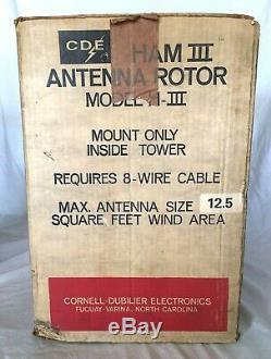 CDE Ham Radio III Antenna Rotor System Tower With Direction Control CD-44