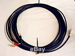 COMBO High Power Magnetic Loop Antenna 17-20-30-40 Mts + 33 FT Low Loss Coax