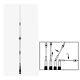COMET CA-2X4SRB Broad Band VHF/UHF 2m/70cm Mobile Antenna with UHF Conn. 40 Tall