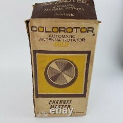 Channel Master Colorotor 9512 Automatic Antenna Rotator GOLD Vintage 1971 MINT