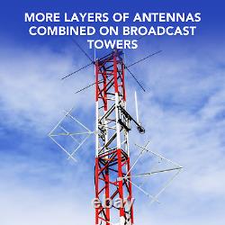 Circularly polarized FM transmitter Quality FM Antenna Broadcast radio high gain