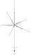 Comet 3.5/7/10/14/18/21/24/28/50MHz band 9-band fixed antenna UHV-10