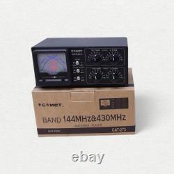 Comet CAT-273 144/430MHz VHF/UHF Antenna Tuner SWR Power Meter Ham Radio
