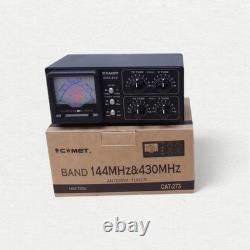 Comet CAT-273 144/430MHz VHF/UHF Antenna Tuner SWR Power Meter Ham Radio