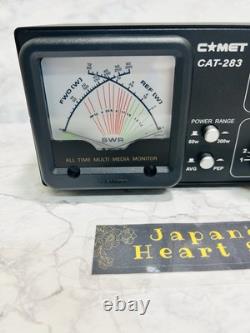 Comet CAT-283 Antenna Coupler/Tuner (144/430MHz) High-Power Cross-Needle SWR