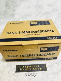Comet CAT-283 Antenna Coupler/Tuner (144/430MHz) High-Power Cross-Needle SWR