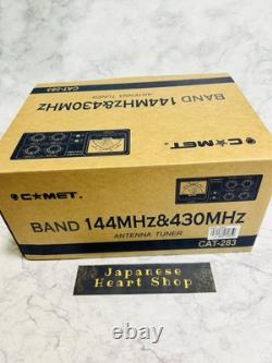 Comet CAT-283 Antenna Coupler/Tuner (144/430MHz) High-Power Cross-Needle SWR