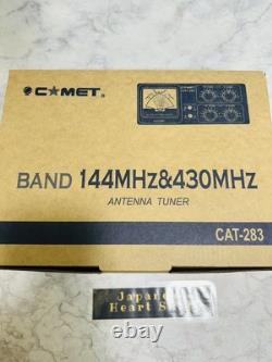 Comet CAT-283 Antenna Coupler/Tuner (144/430MHz) High-Power Cross-Needle SWR
